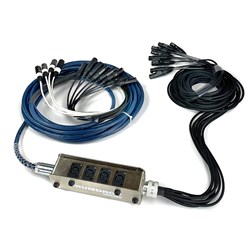 Whirlwind DrumDrop - Box To Fan  Hardwired Cable  25 ft  WW Multipair